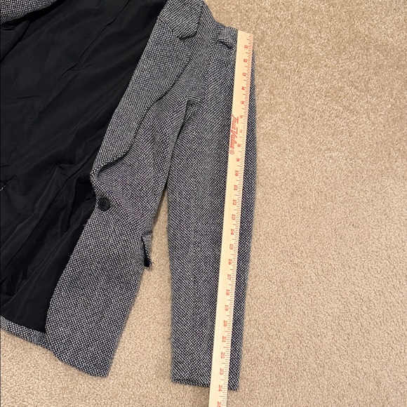 A New Day- Gray Tweed Blazer- Size 6- Classic Business Casual Jacket Target - Picture 11 of 13